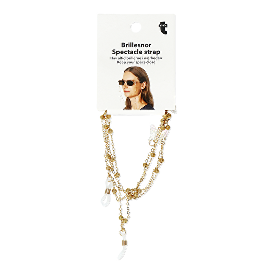 Flying Tiger Copenhagen Sallantılı Gold Gözlük Zinciri