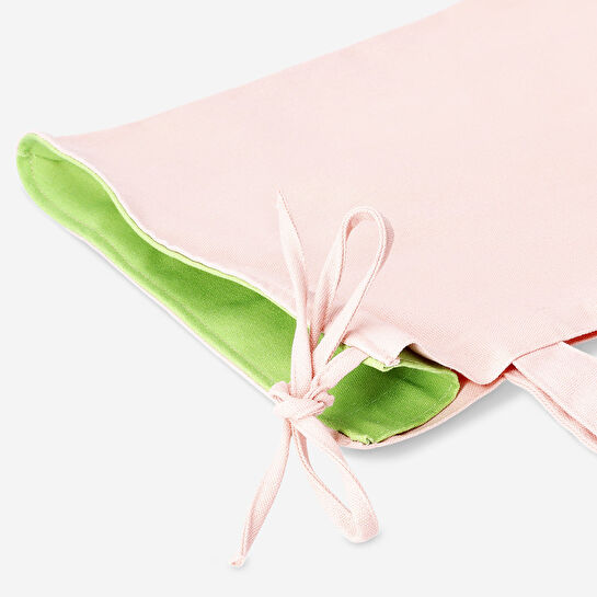 Flying Tiger Copenhagen Fiyonk Detaylı Toz Pembe Shopper Çanta