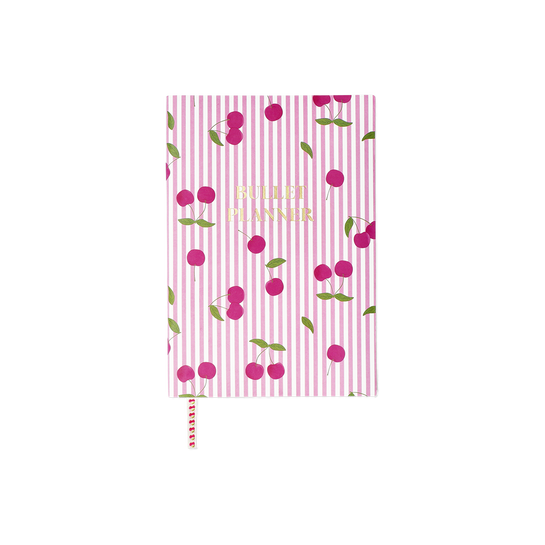 Flying Tiger Copenhagen Kiraz Desenli Pembe Bullet Planlayıcı A5