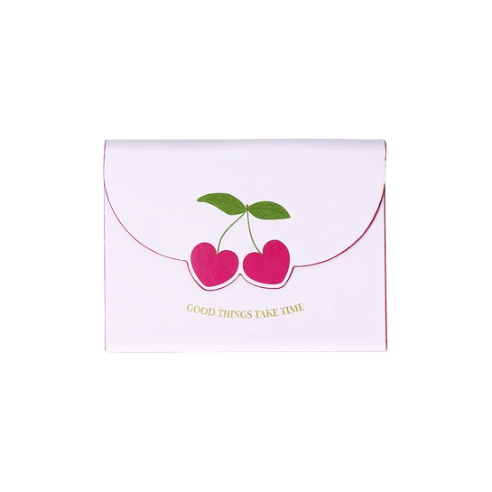 Flying Tiger Copenhagen Kiraz Desenli Pembe Defter A5