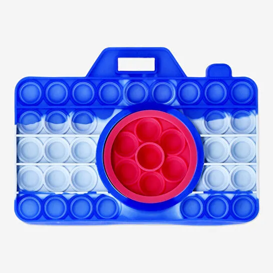 Flying Tiger Copenhagen Mavi Fotoğraf Makinesi Şeklinde Stres Oyuncağı