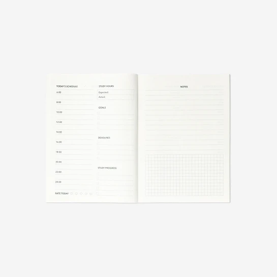Flying Tiger Copenhagen Yeşil Haftalık Çalışma Planlayıcı Defter