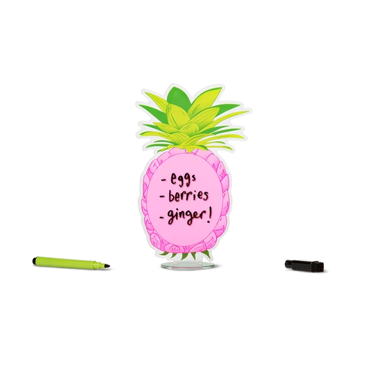 Flying Tiger Copenhagen Pembe Ananas Şeklinde Masaüstü Tahtası