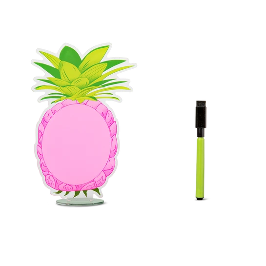 Flying Tiger Copenhagen Pembe Ananas Şeklinde Masaüstü Tahtası
