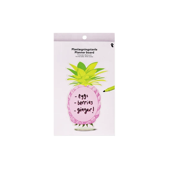 Flying Tiger Copenhagen Pembe Ananas Şeklinde Masaüstü Tahtası