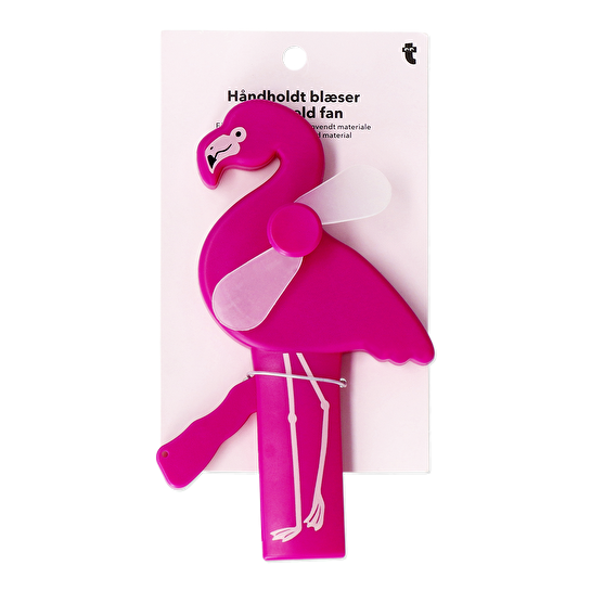 Flying Tiger Copenhagen Pembe Filamingo Şeklinde El Vantilatörü