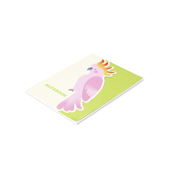 Flying Tiger Copenhagen Pembe Papağan Desenli Defter