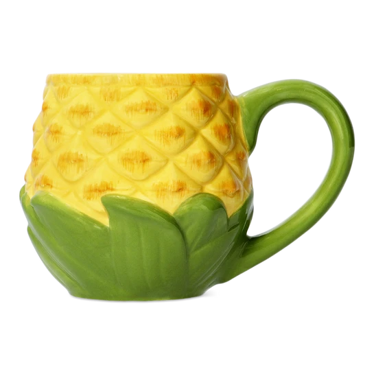 Flying Tiger Copenhagen Ananas Şeklinde Turuncu Seramik Kupa
