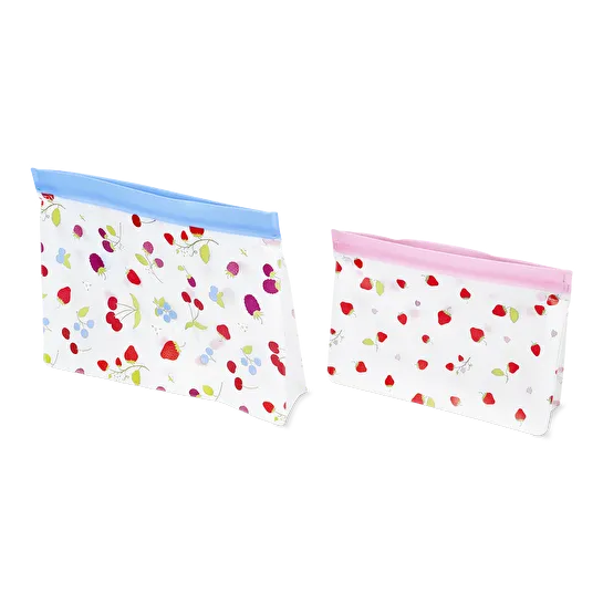 Flying Tiger Copenhagen 2'li Meyve Desenli Kilitli Poşet