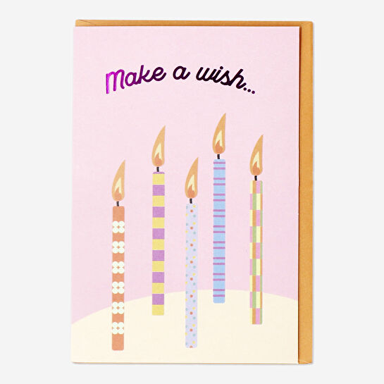 Flying Tiger Copenhagen Mum Detaylı Pembe Doğum Günü Kartı