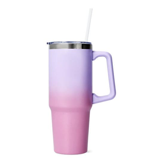 Flying Tiger Copenhagen Pembe Pipetli Kulplu Su Matarası