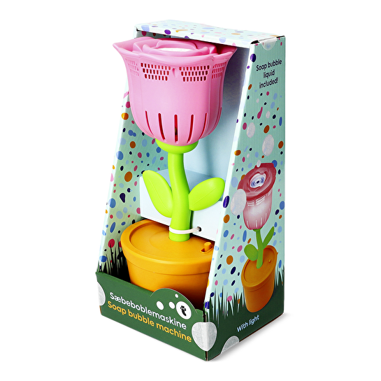 Flying Tiger Copenhagen Pembe Lale Şeklinde Baloncuk Yapma Makinesi