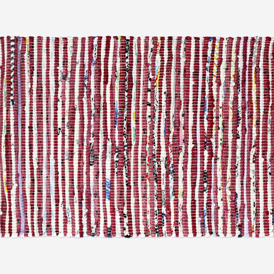 Flying Tiger Copenhagen Çizgili Pamuk Kilim 40 cm x 60 cm