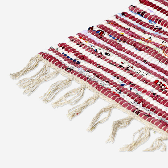 Flying Tiger Copenhagen Çizgili Pamuk Kilim 40 cm x 60 cm
