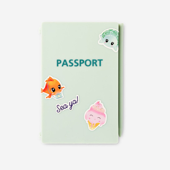 Flying Tiger Copenhagen Pasaport Şeklinde Stickerlı LCD Çizim Tahtası