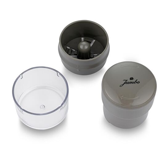 Jumbo Smart Grey Hazneli Sarımsak Ezici