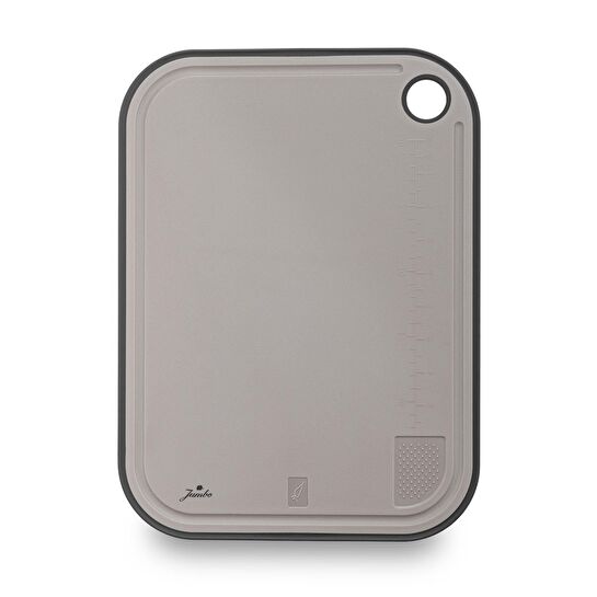 Jumbo Smart Grey Kesme Tahtası ve 2'li Bıçak Seti