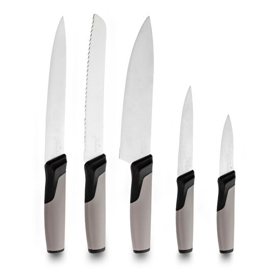 Jumbo Smart Grey Standlı 5'li Bıçak Seti