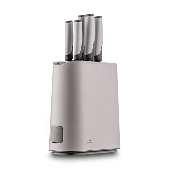 Jumbo Smart Grey Standlı 5'li Bıçak Seti