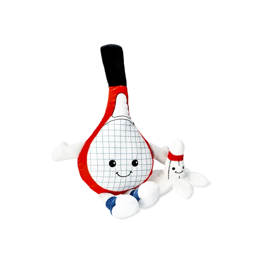 Flying Tiger Copenhagen Beyaz Peluş Badminton Oyuncağı