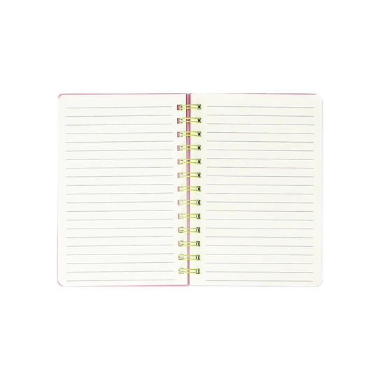 Flying Tiger Copenhagen Hesap Makineli Spiralli Pembe Defter