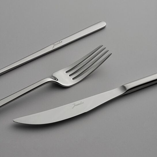 Jumbo 2900 Vannes 18 Parça 6 Kişilik Yemek Çatal Kaşık Bıçak Takımı