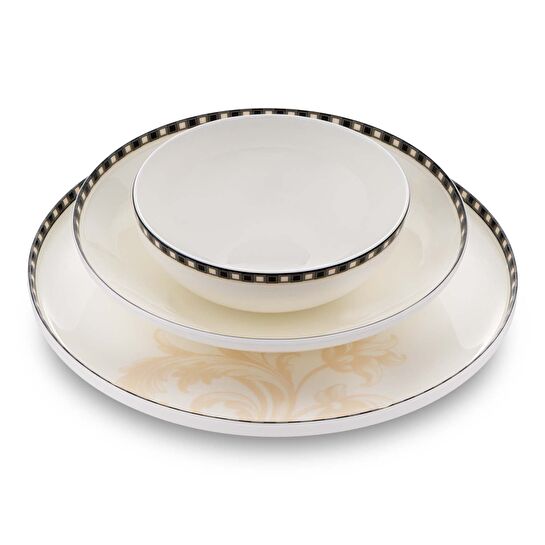 Jumbo New Baroque 24 Parça 6 Kişilik Yemek Takımı