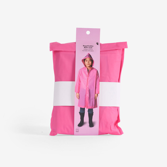 Flying Tiger Copenhagen Pembe Kedi Şeklinde Yağmurluk 8-12 Yaş