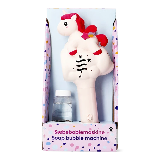 Flying Tiger Copenhagen Pembe Unicorn Detaylı Baloncuk Yapma Makinesi