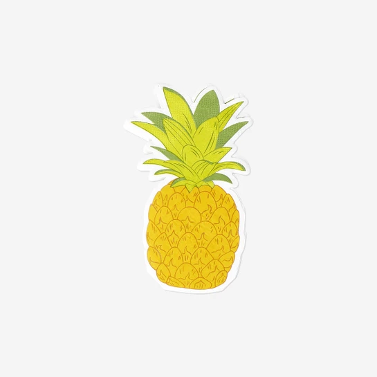 Flying Tiger Copenhagen 16'lı Sarı Ananas Şeklinde Peçete