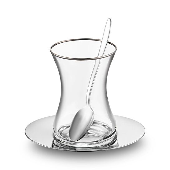 Jumbo Apollo 40 Parça Çelik Çay Seti