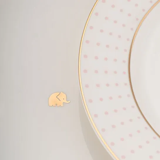 Jumbo Navy 24 Parça 6 Kişilik Yemek Takımı Pink