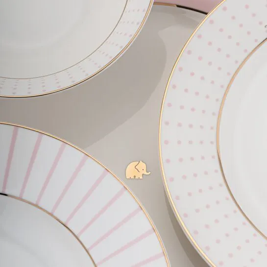 Jumbo Navy 24 Parça 6 Kişilik Yemek Takımı Pink