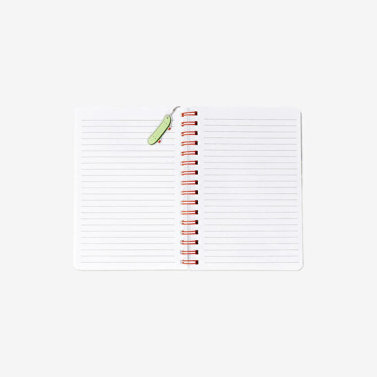 Flying Tiger Copenhagen Kabartma Desenli Mavi A5 Defter