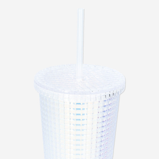 Flying Tiger Copenhagen Beyaz Pipetli Plastik Bardak