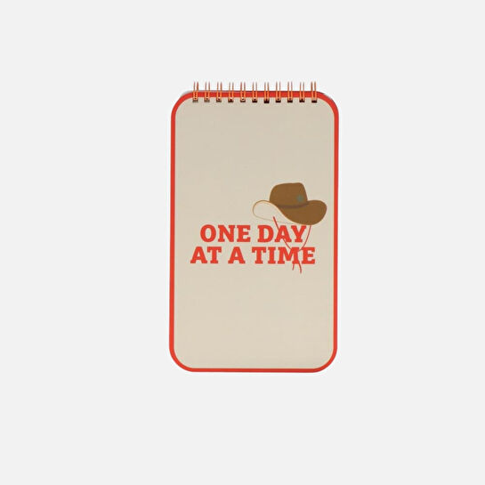 Flying Tiger Copenhagen Kırmızı Detaylı Spiralli Not Defteri