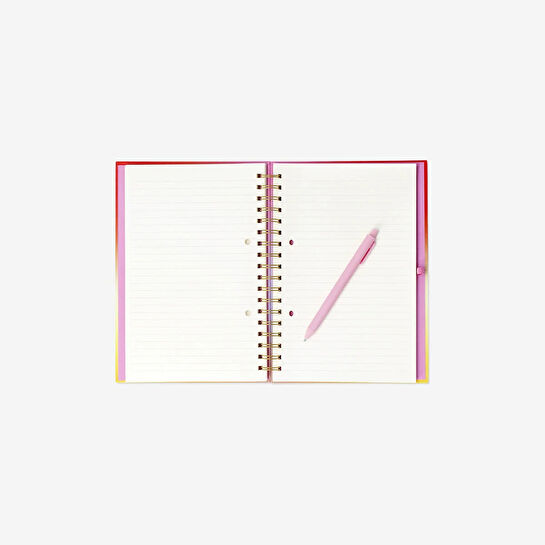 Flying Tiger Copenhagen Stickerlı Spiralli B5 Defter