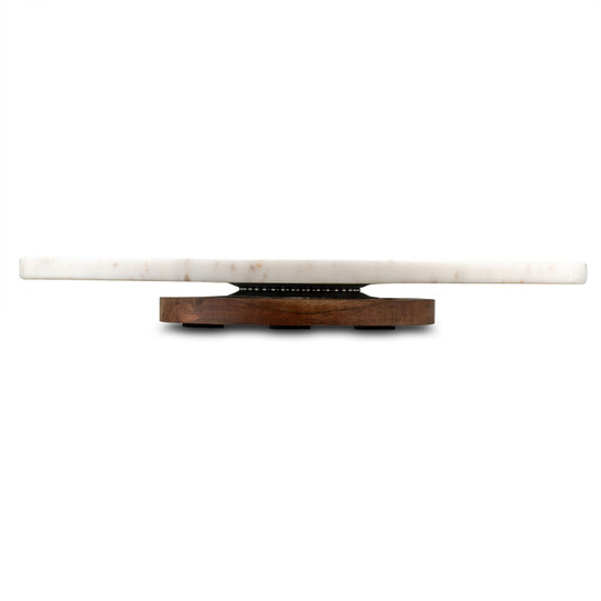 Jumbo Romano Mermer Servislik 14x14x1.76 cm Beyaz
