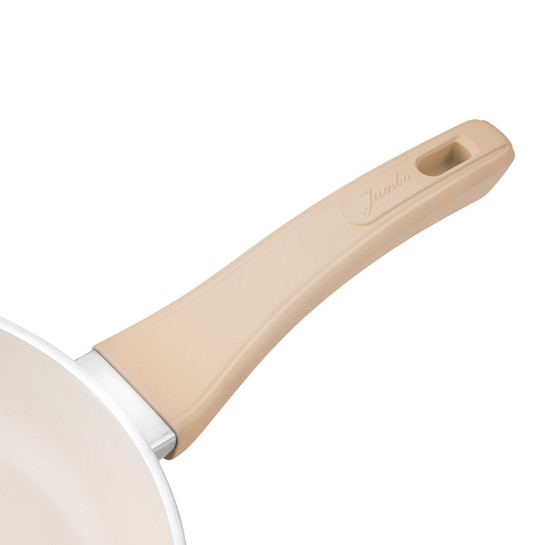 Jumbo Swiss Crystal Dark Cream İndüksiyon Tabanlı Tava 24 cm