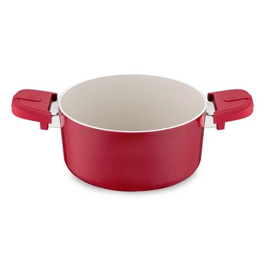 Jumbo Swiss Crystal Red 7 Parça Tencere Seti