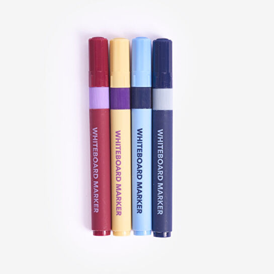 Flying Tiger Copenhagen 4'lü Beyaz Tahta Kalemi