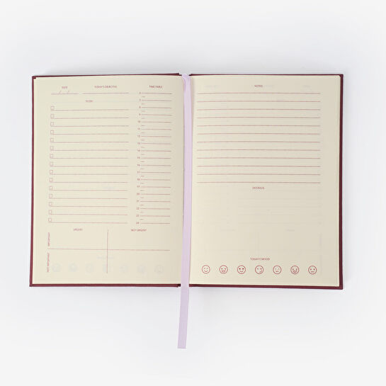 Flying Tiger Copenhagen Bordo Tarihsiz Planlayıcı