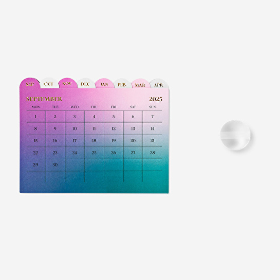 Flying Tiger Copenhagen Eylül 2025 - 2026 Masa Takvimi