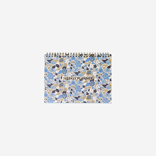 Flying Tiger Copenhagen Kır Çiçekleri Desenli Haftalık Masaüstü Planlayıcı