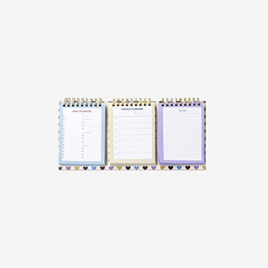 Flying Tiger Copenhagen 3'ü 1 Arada Masaüstü Planlayıcı