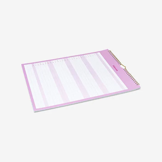 Flying Tiger Copenhagen Aile Planlayıcılı Mavi 2026 Duvar Takvimi