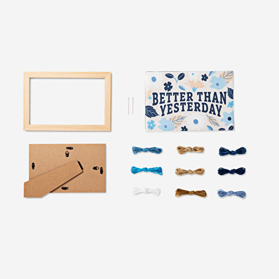 Flying Tiger Copenhagen Ahşap Çerçeveli Kanaviçe Kiti