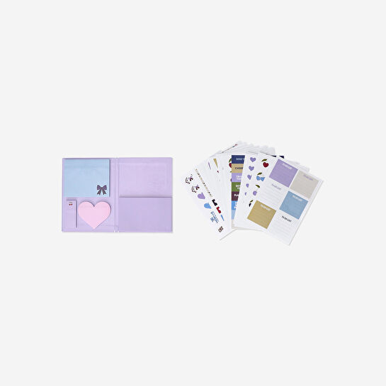 Flying Tiger Copenhagen Mor Planlayıcı Sticker Kitabı