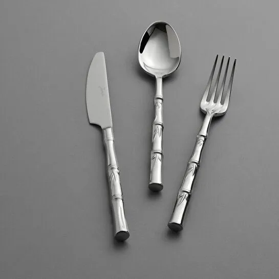 Jumbo 3405 24 Parça 6 Kişilik Tatlı Çatal Kaşık Bıçak Seti