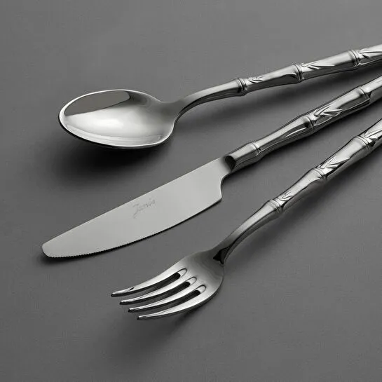 Jumbo 3405 24 Parça 6 Kişilik Tatlı Çatal Kaşık Bıçak Seti